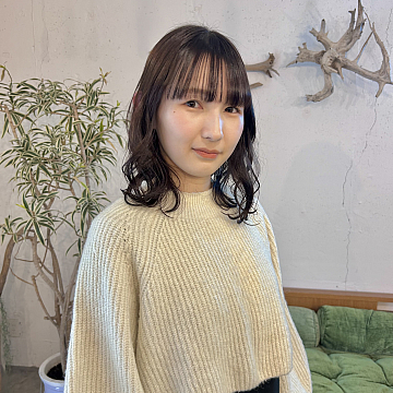 ラベンダーブラウンsea by Sign 中区大手町美容室シーバイサイン