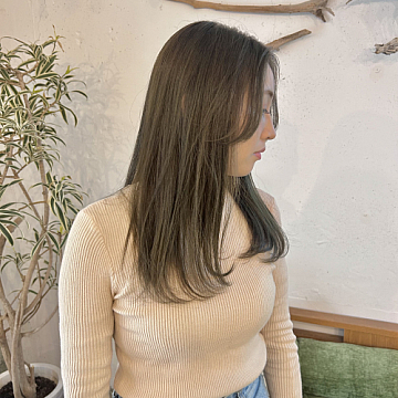 オリーブベージュsea by Sign 中区大手町美容室シーバイサイン