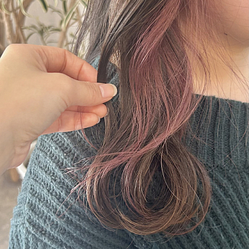 イヤリングカラーsea by Sign 中区大手町美容室シーバイサイン