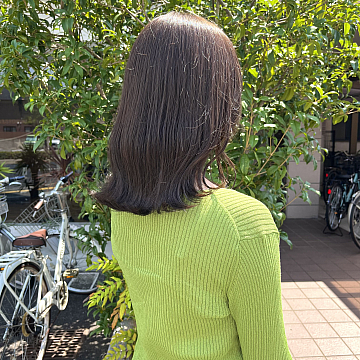 ナチュラルブラウン Sign 南区皆実町美容室サイン