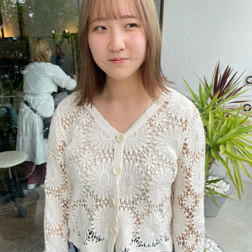 ベージュカラーSign 南区皆実町美容室サイン