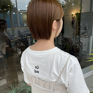 ショートから伸ばしていきたい方におすすめSign 南区皆実町美容室サイン