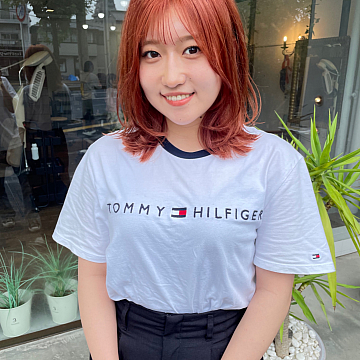 ピンクオレンジSign 南区皆実町美容室サイン