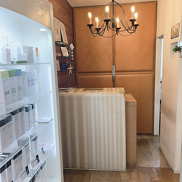 sign店内改装まで Sign 南区皆実町美容室サイン